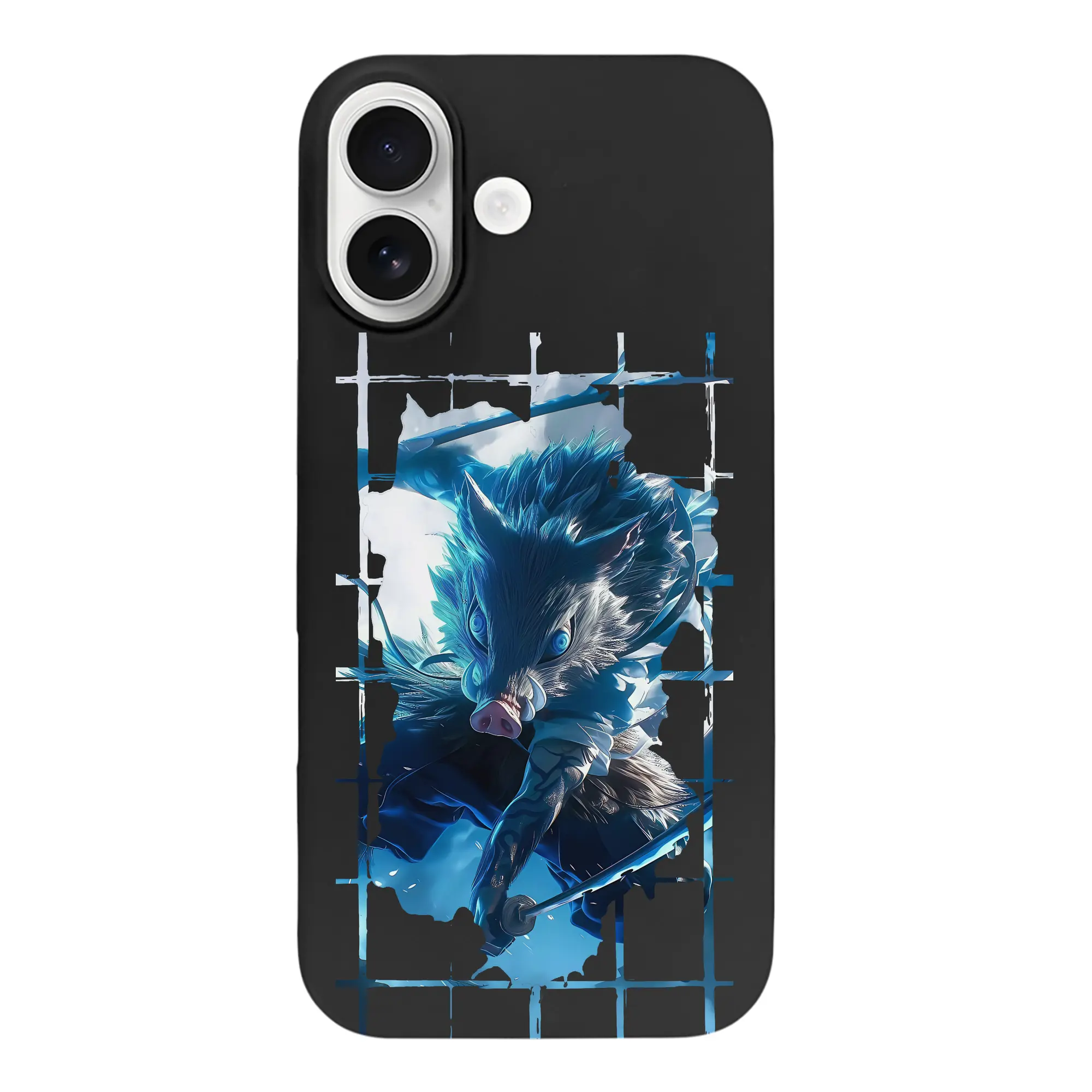 鬼滅の刃 グッズ,嘴平 伊之助 - iPhone 17 シリーズ シリコンケース 薄型 耐衝撃 指紋防止 ソフトタッチカバー 精密フィット 傷防止 保護ケース iPhone 17/17 Air/17 Pro/17 Pro Max 対応